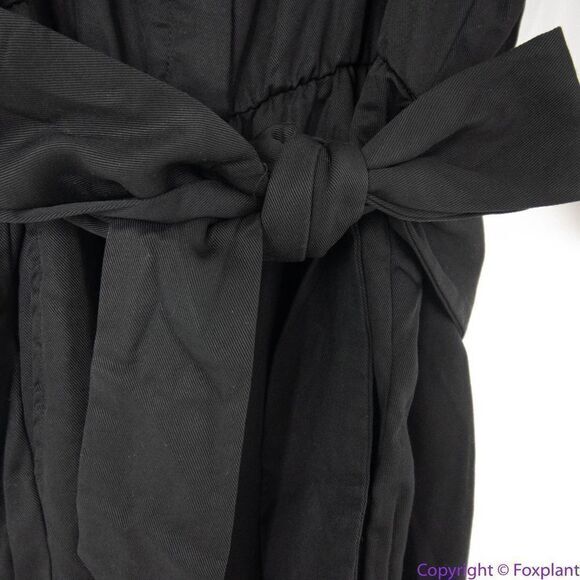 NEW Eloquii black Cropped Jumpsuit with Button Front, 20 - Picture 10 of 16